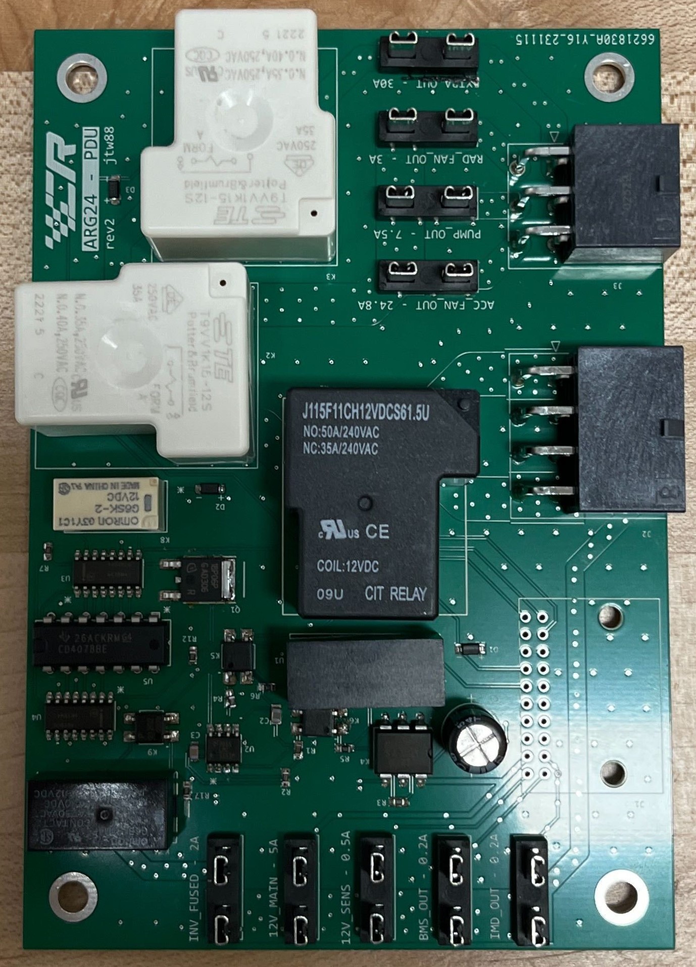 Second Manufactured PDU Board Second Manufactured PDU Board